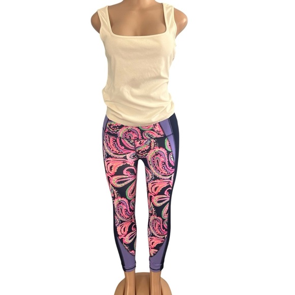 Lilly Pulitzer UPF 50+ Luxletic Weekender High Rise Midi Legging - Picture 2 of 9
